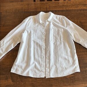 Treasure & Bond White Button Down Shirt